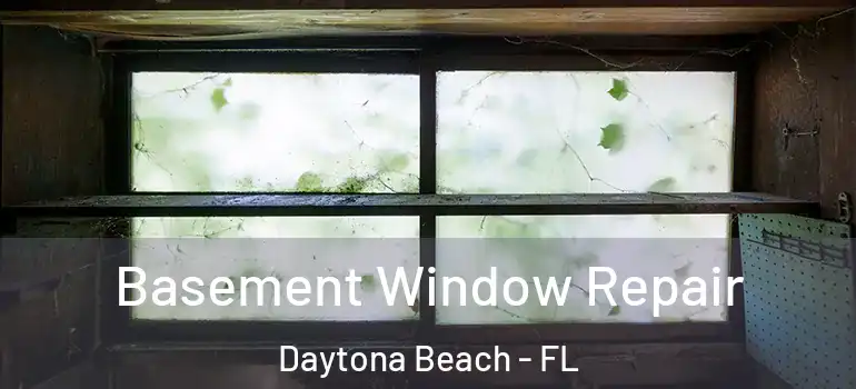 Basement Window Repair Daytona Beach - FL