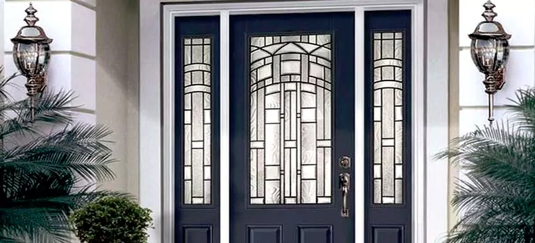 Stained Glass Door Panels in Daytona Beach, FL