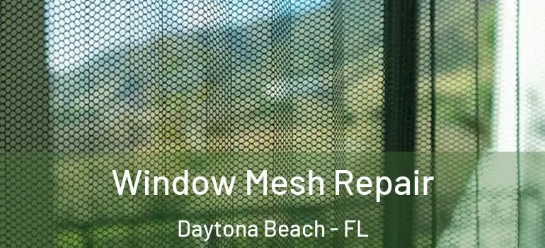 Window Mesh Repair Daytona Beach - FL